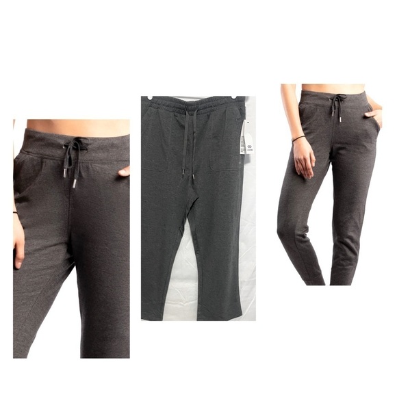LEG3ND Pants - LEG3ND Women’s Freeform Fleece Pocket Straight Leg Sweatpants Gray Size Large